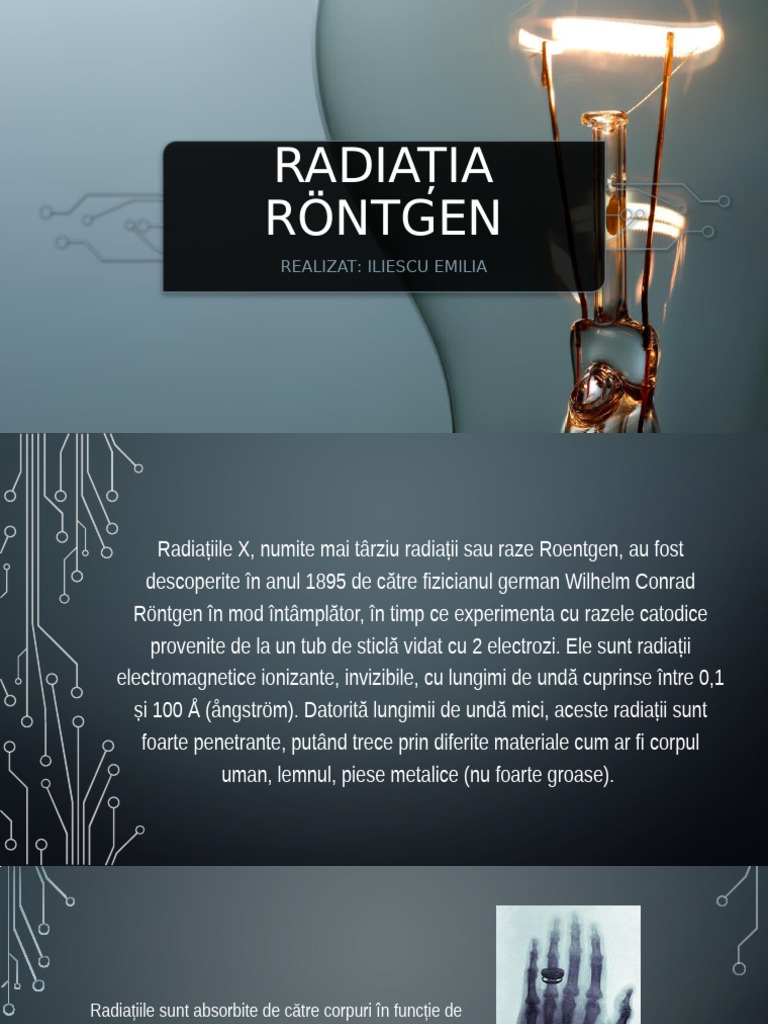 Radiatia Röntgen | PDF