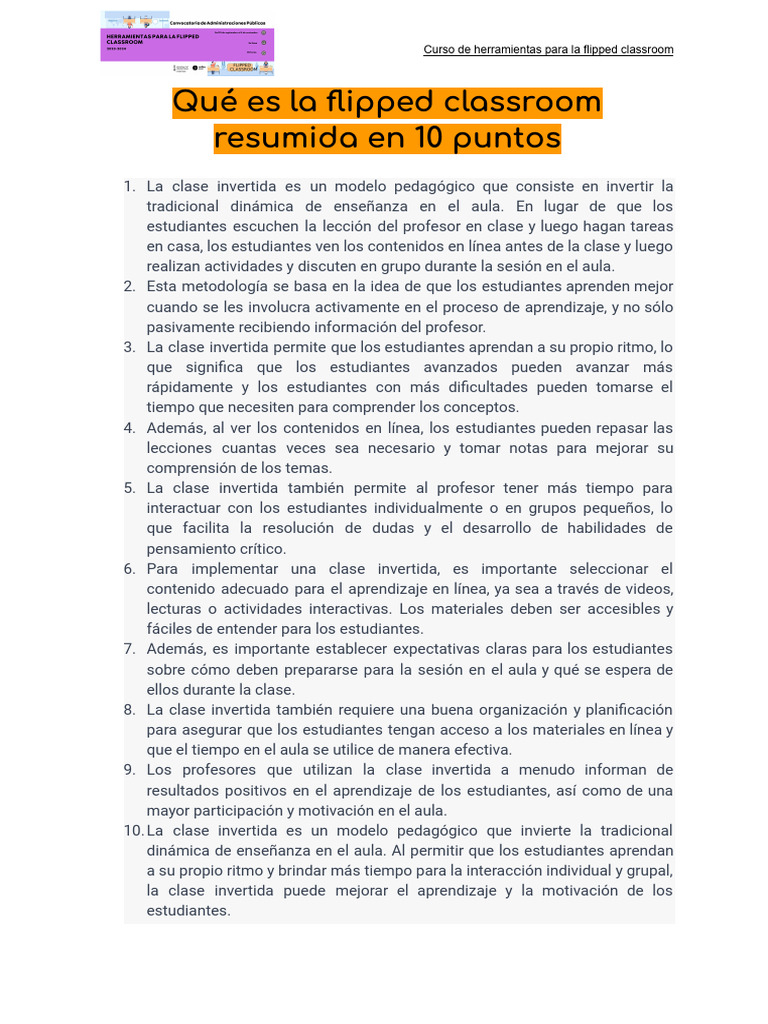 Herramientas para Flipped Classroom | PDF | Modificación de ...