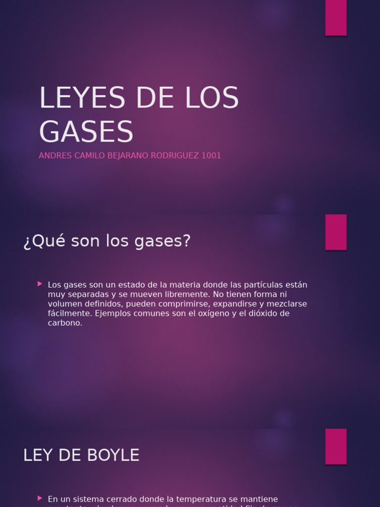 Leyes de Los Gases | PDF