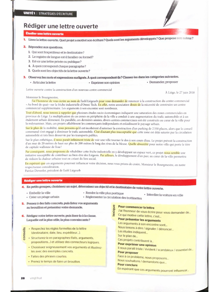 03 - Lettre Formelle | PDF