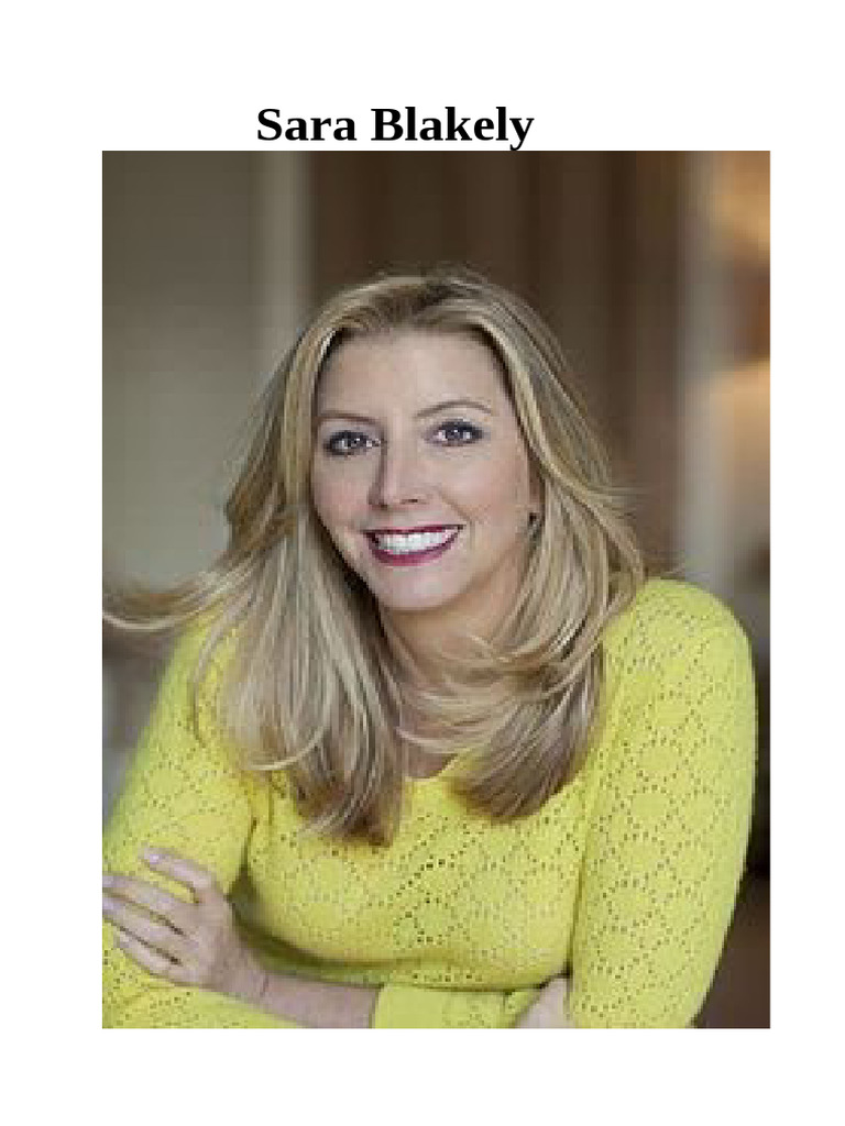 Sara Blakely | PDF
