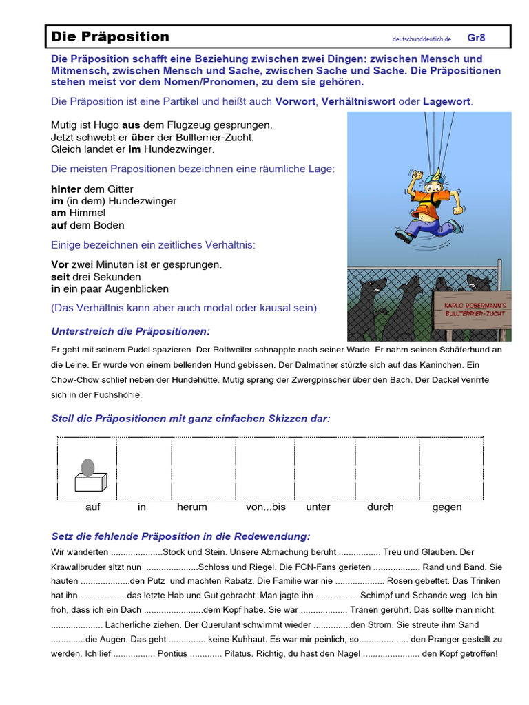 Die Präposition | PDF
