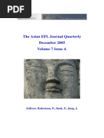 Download Asian EFL Journal 7-4 Des 2005 by Chandra Mei Rizza SN77515309 doc pdf