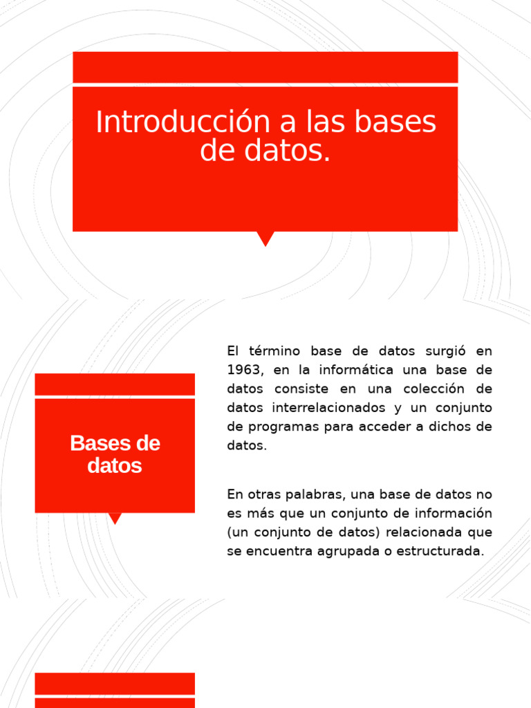Introducción A Las Bases de Datos | PDF | Bases de datos | Informática