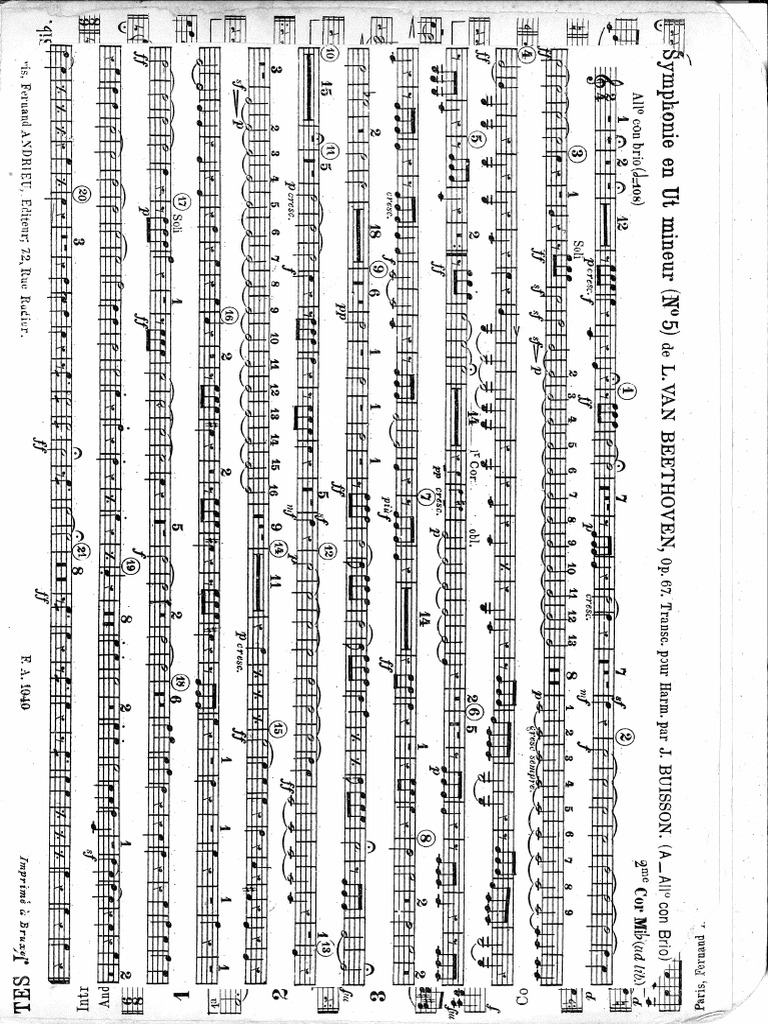 18 - 5° Symphonie - Cor 2 Mib | PDF