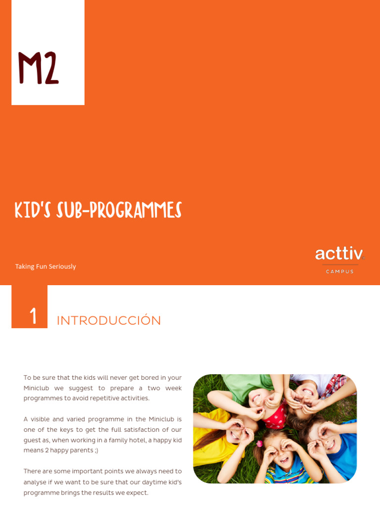 Kids Sub Programmes | PDF