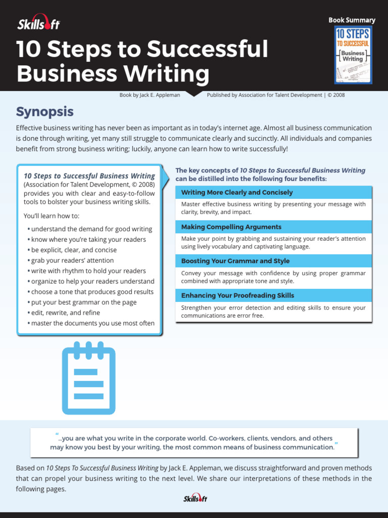 10 Steps To Successful B | PDF