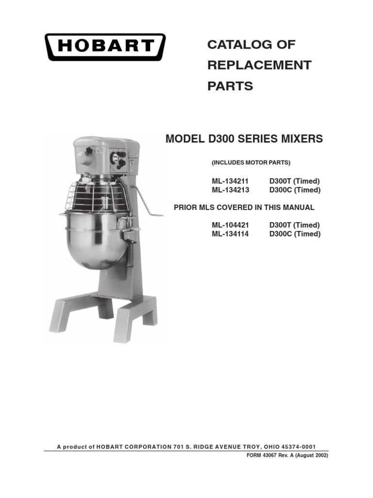 Hobart D300 Mixer 015 Fuse (Electrical) Relay