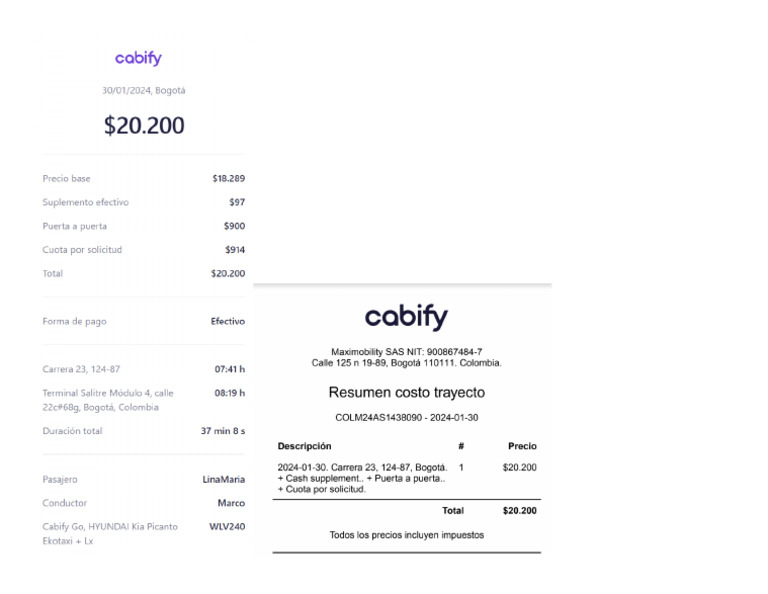 Cabify 402003 Pers | PDF