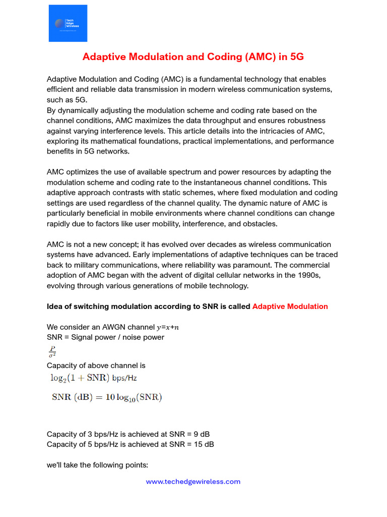 Amc In 5g Pdf