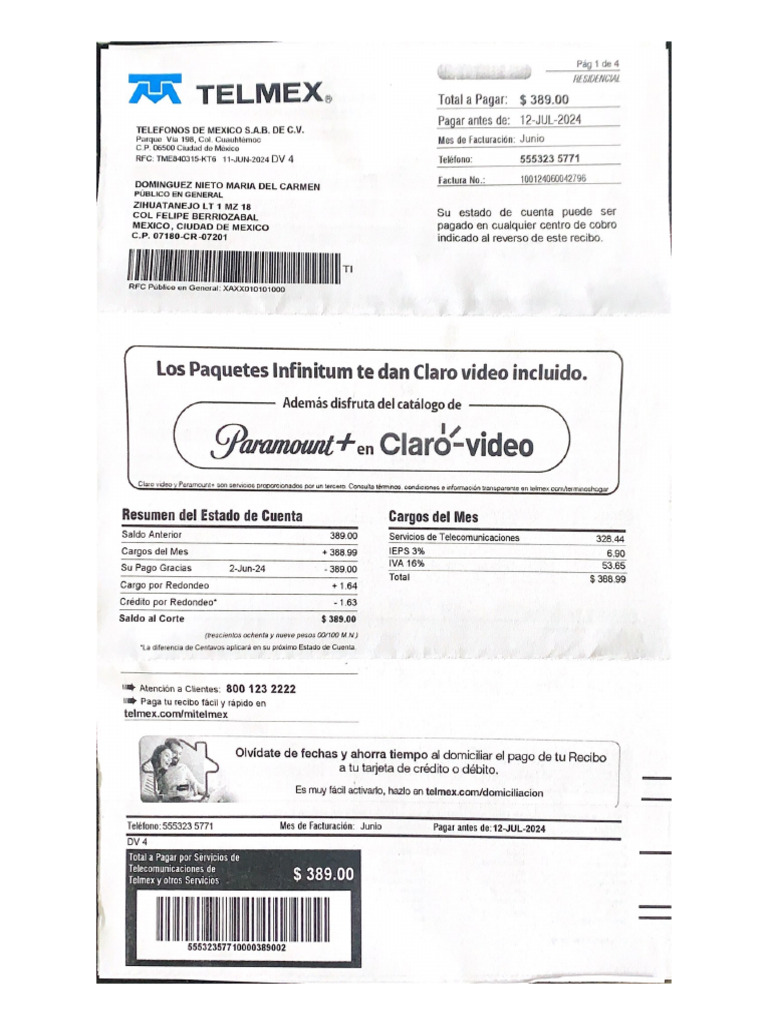 TELMEX | PDF