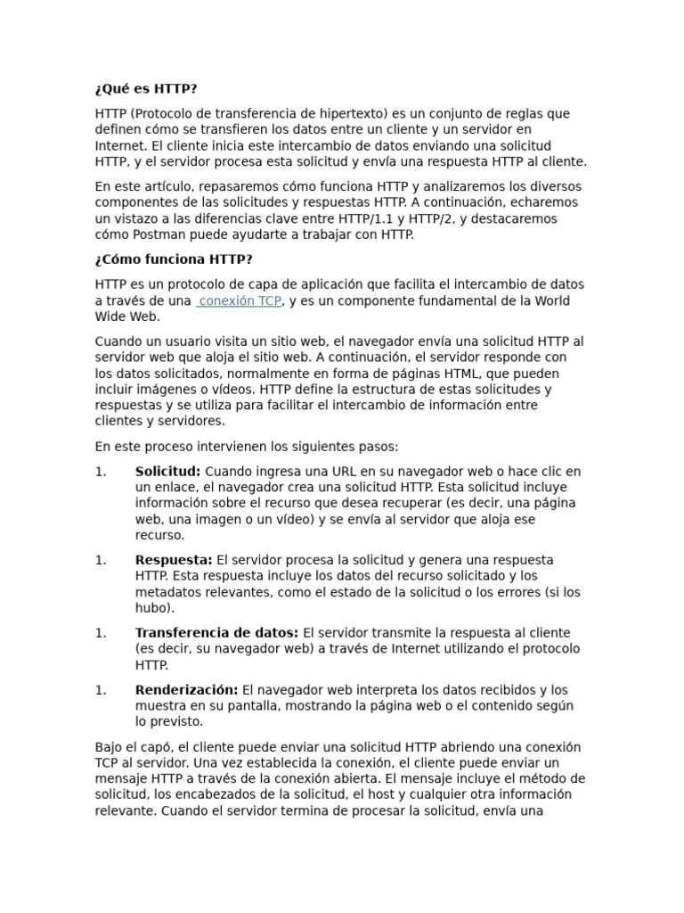 What Is HTTP | PDF