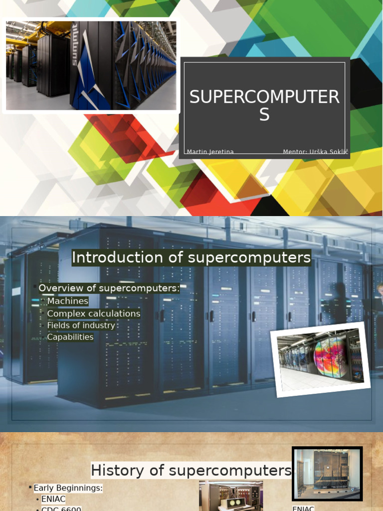 Supercomputers | PDF