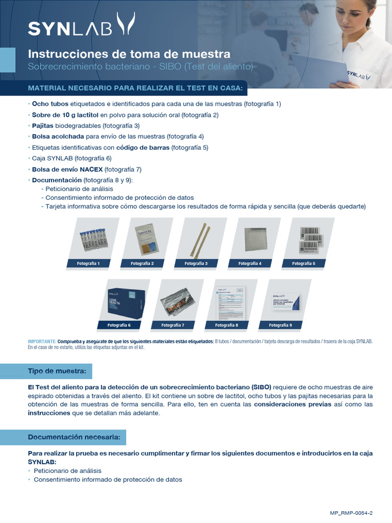 Instrucciones SIBO | PDF