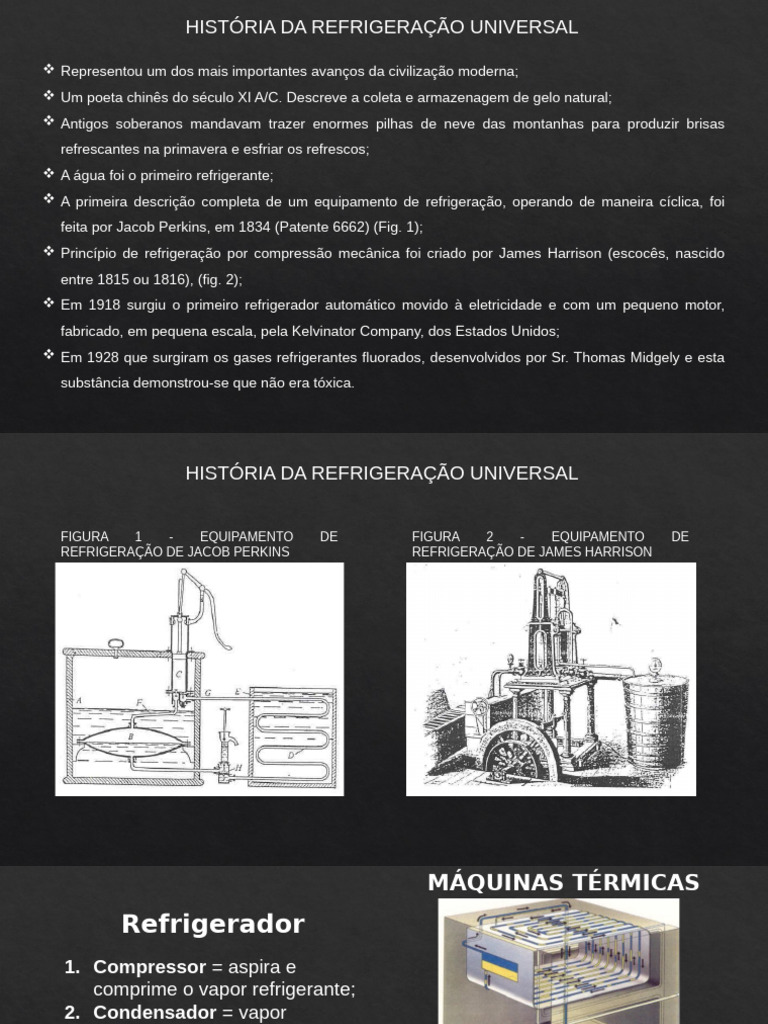 1 - Aula História Da Refrigeração | PDF
