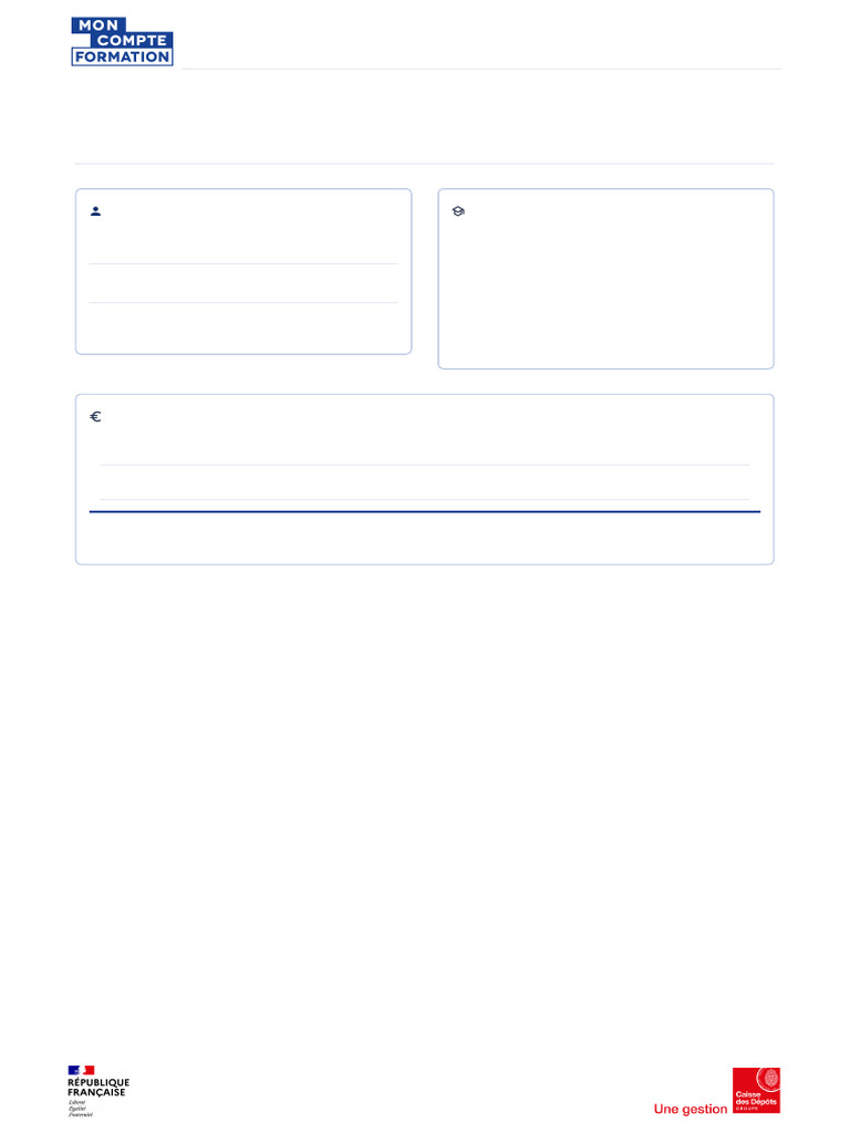 Attestation de Formation | PDF