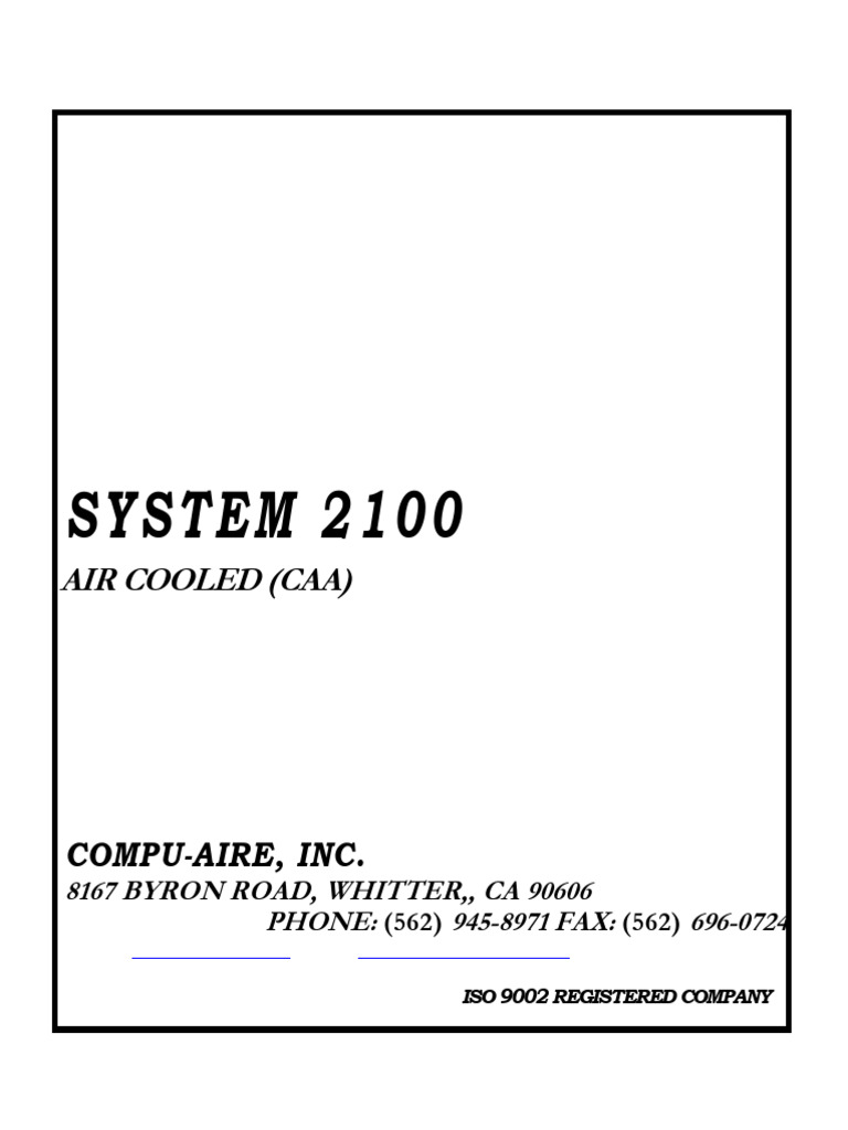 Compuaire DX Units | PDF