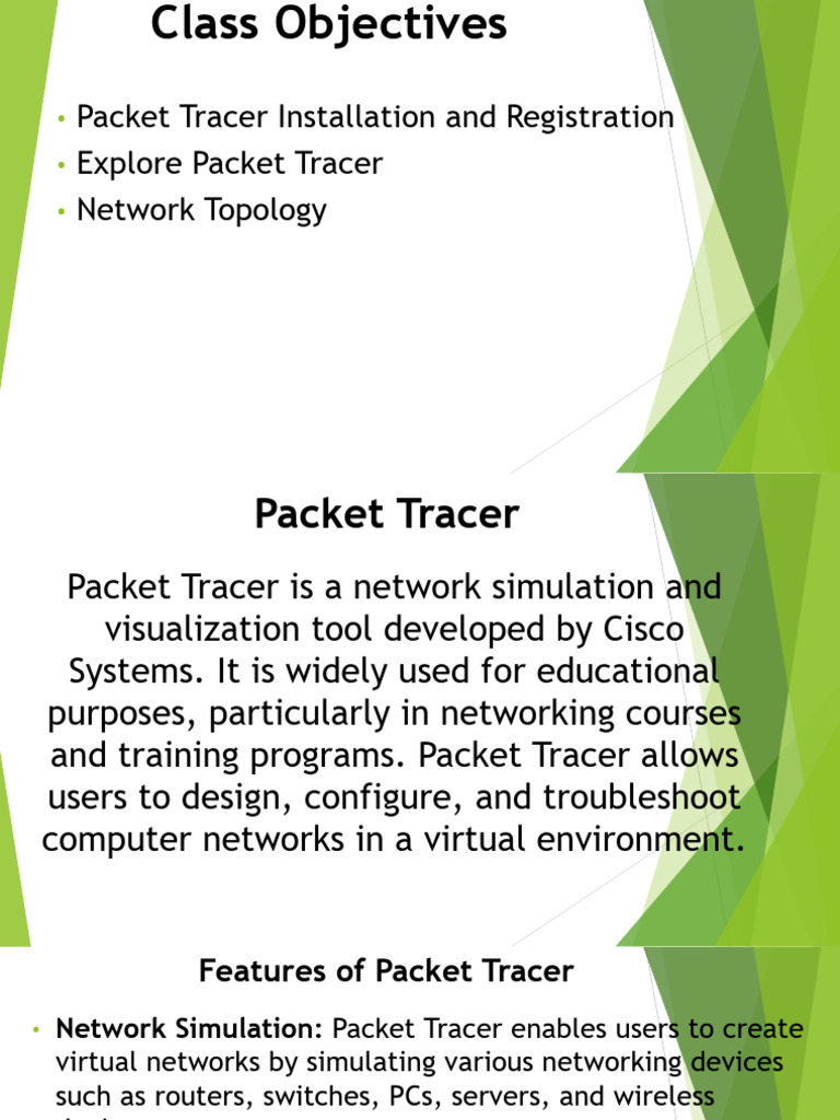 Class 6 - Simulation With Packet Tracer | PDF