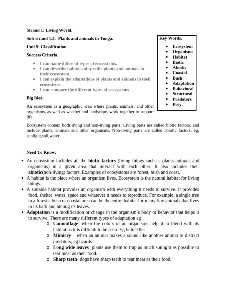 Ecosystem Class 8 Sci Pdf