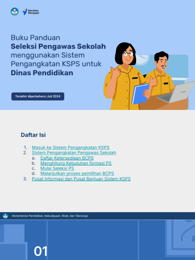 (2024) Buku Panduan Penggunaan Sistem Pengangkatan KSPS - Pengawas ...
