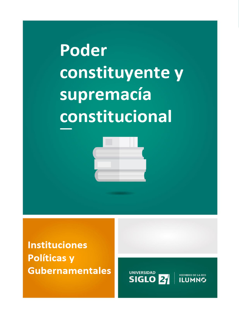 02.B-Modulo 1-Lectura 3 - Poder Constituyente y Supremacia ...