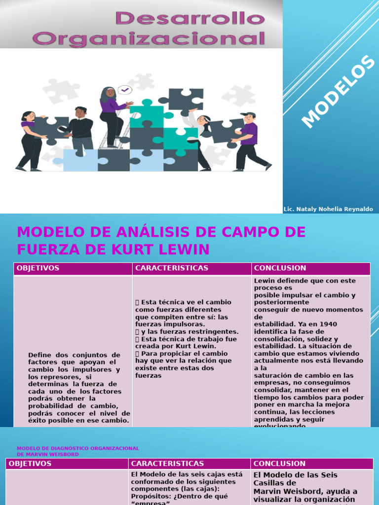 Modelos Desarrollo Organizacional | PDF