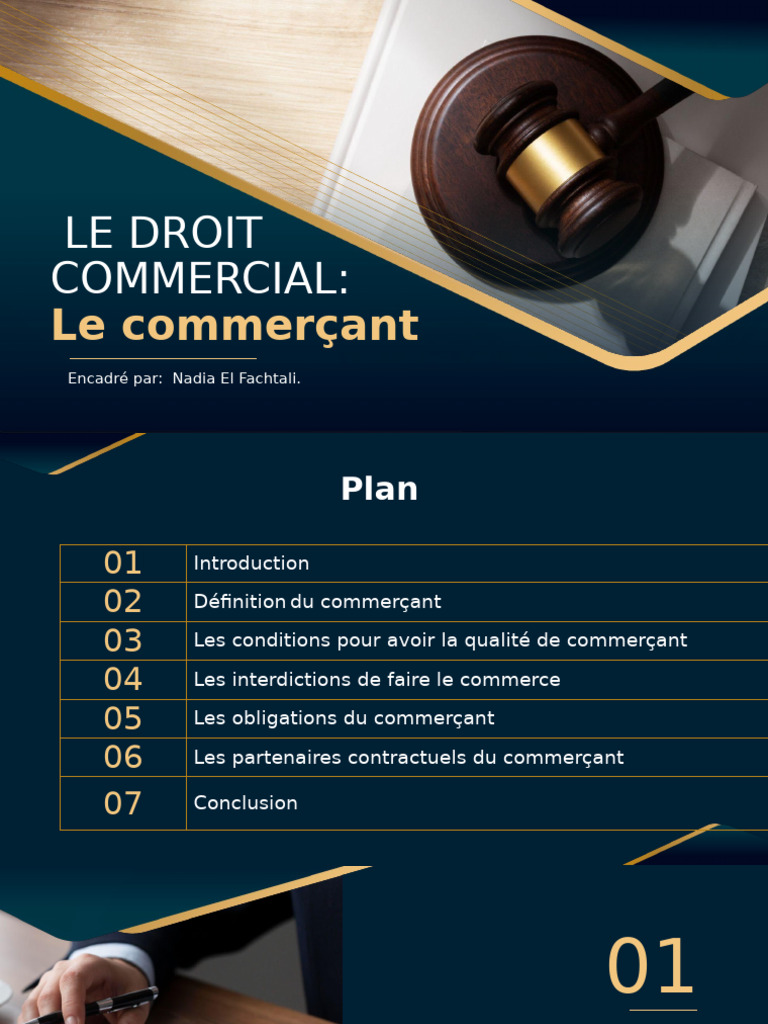 Le Commerçant : Définition et Obligations | PDF