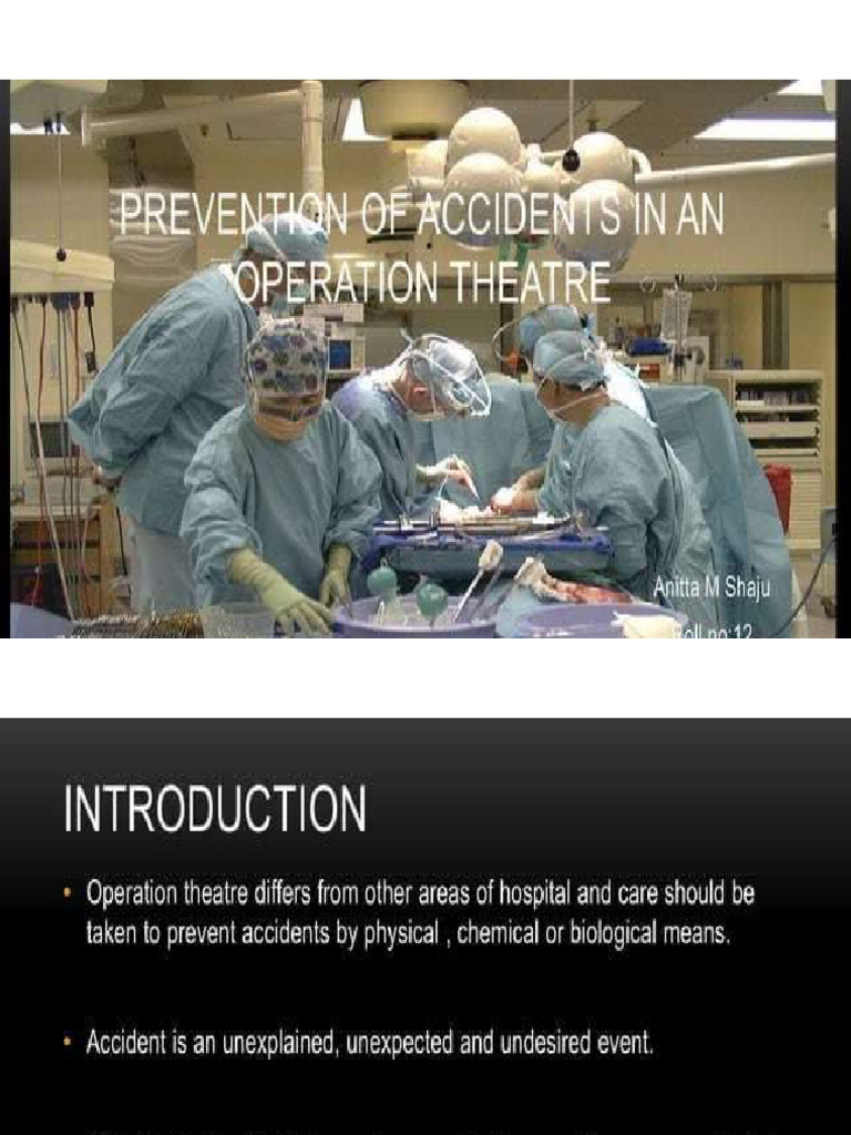 Prevention of OT Hazards | PDF