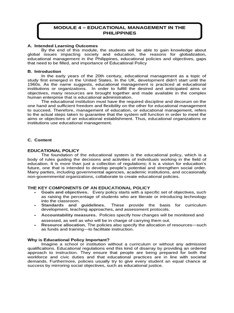 Educ 502 Module Module 4 | PDF