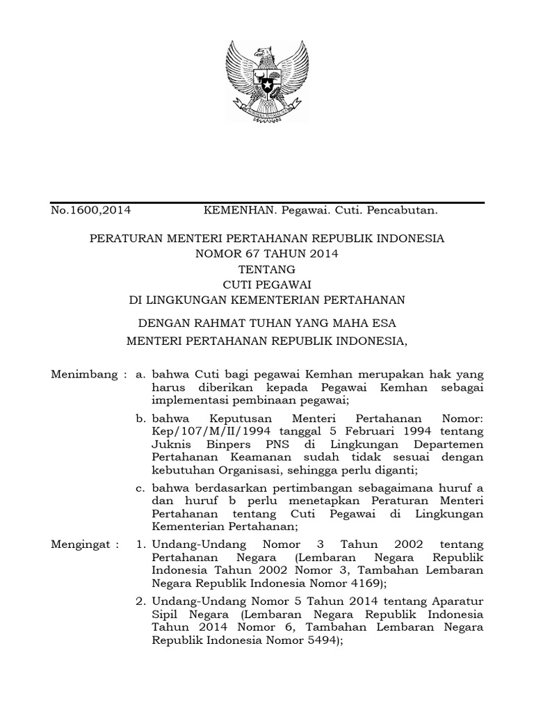 67 tahun 2014 pdf