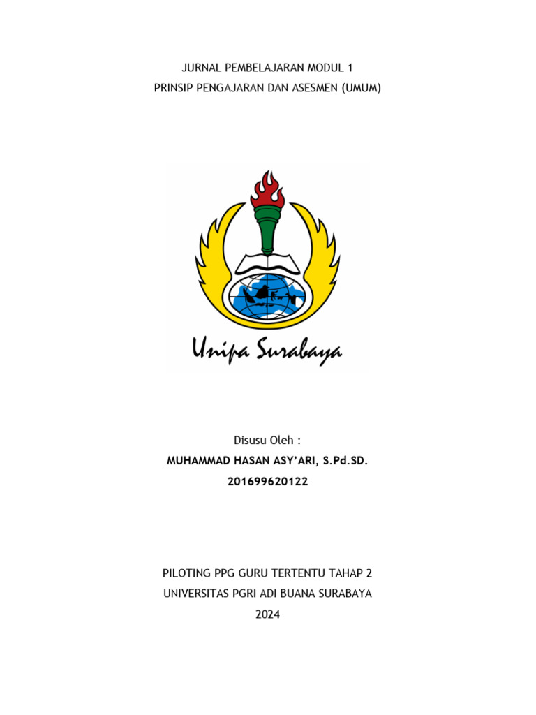 Jurnal Pembelajaran Modul 1 - Pembelajaran Berdiferensiasi | PDF