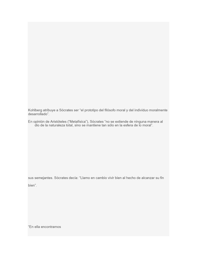 La ética De Socrátes Pdf
