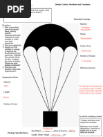 Parachute Design and Testing Activity | PDF | Parachute | Parachuting