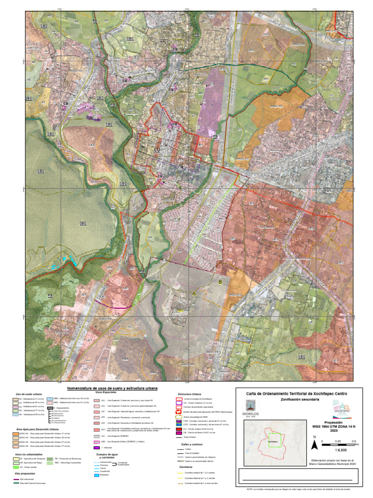 Cartografia Xochitepec Centro | PDF