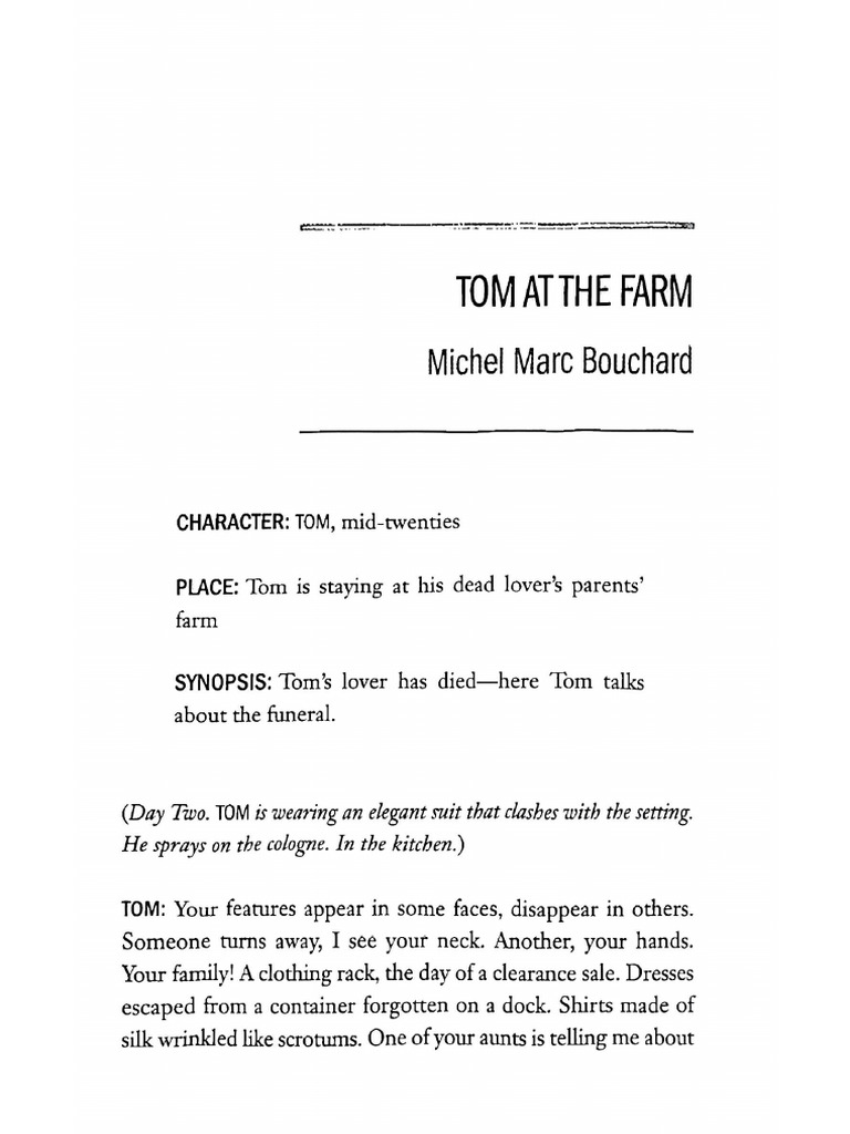 Tom at The Farm | PDF