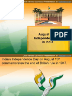 August 15 Independence Day in India