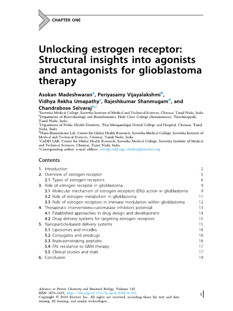 Estrogen Receptors | PDF