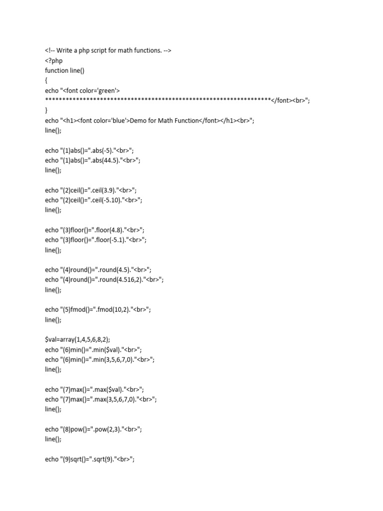 PHP | PDF