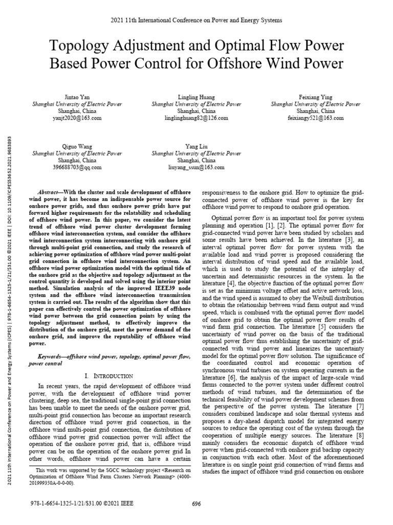 Topology Adjustment and Optimal Flow Power Based Power Control For ...