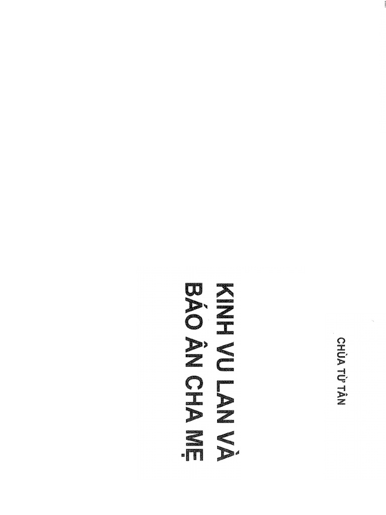 Kinh Vu Lan | PDF
