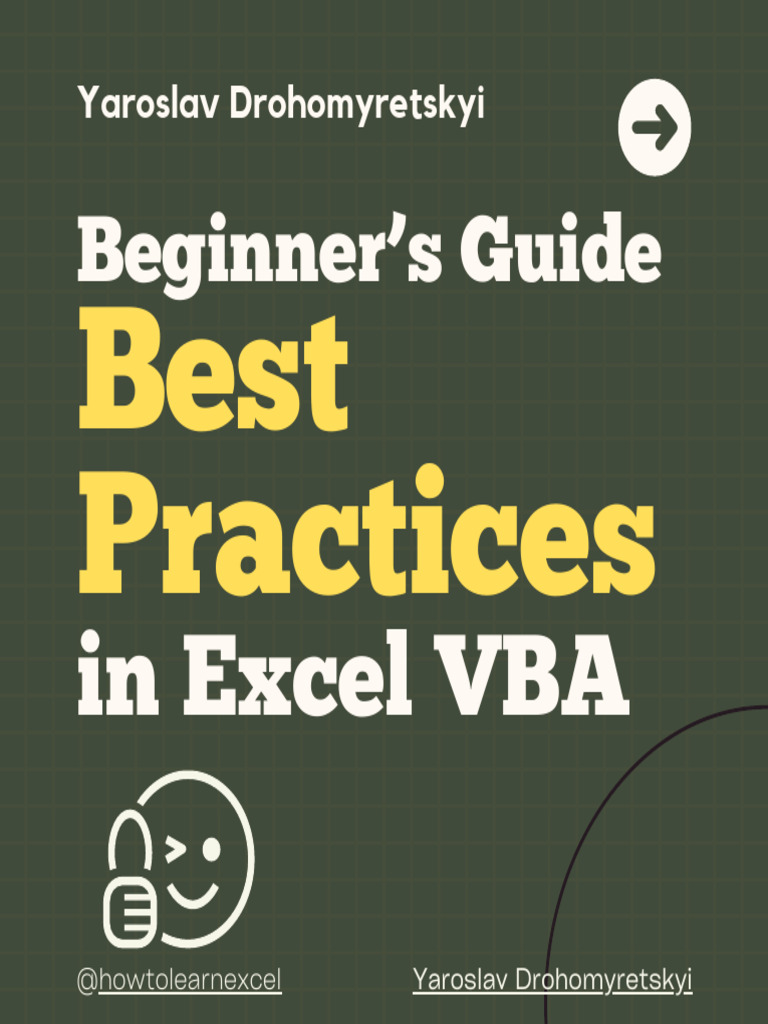 Excel VBA Best Practices 1727273205 | PDF