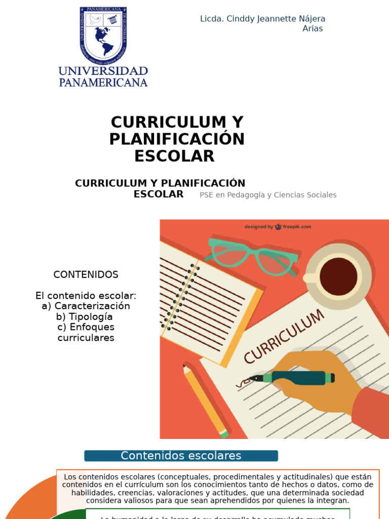 Contenidos y Enfoques Curriculares | PDF | Plan de estudios | Maestros