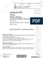 Edexcel U 01 Jan 2005 (6101) QP