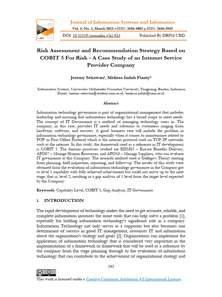 Risk Assessment and Recommendation Strategy Based | PDF