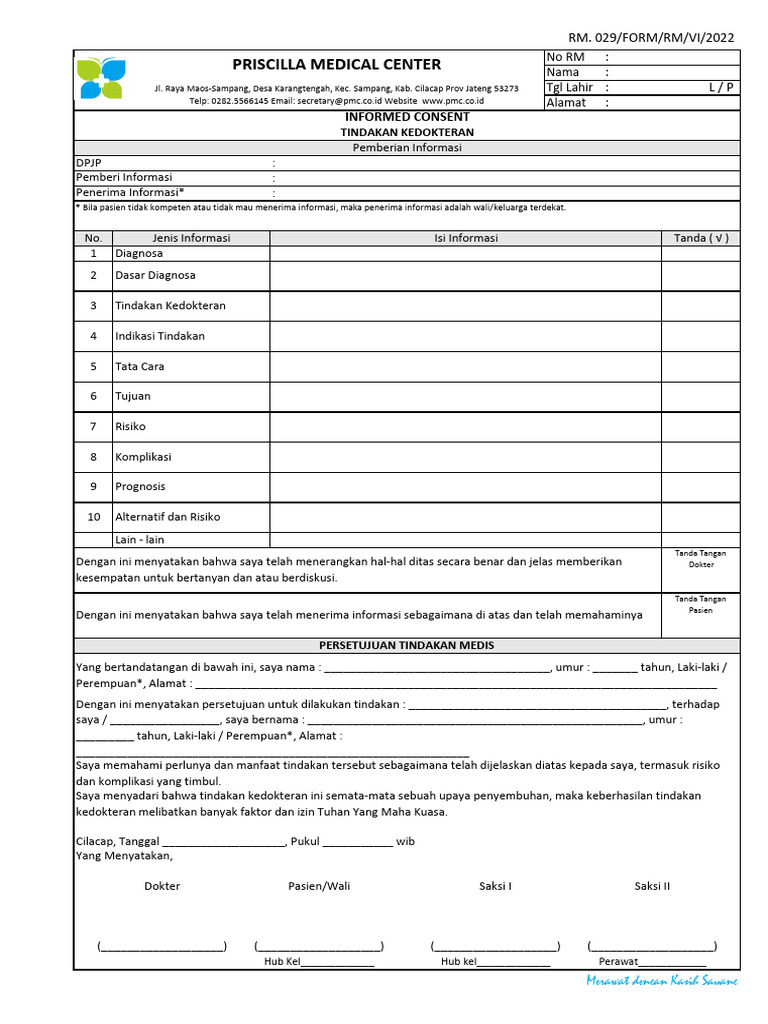 Informed Consent | PDF