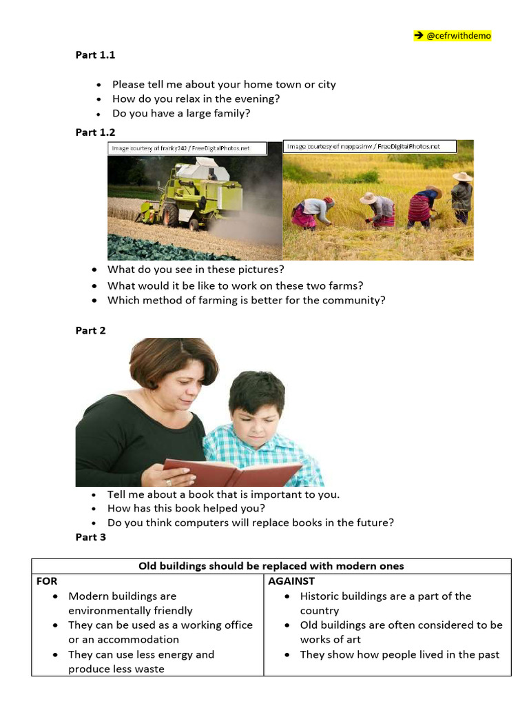 Speaking Full Test 4 | PDF