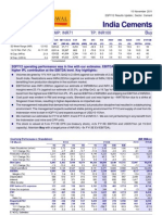 India Cements: CMP: Inr71 TP: INR100