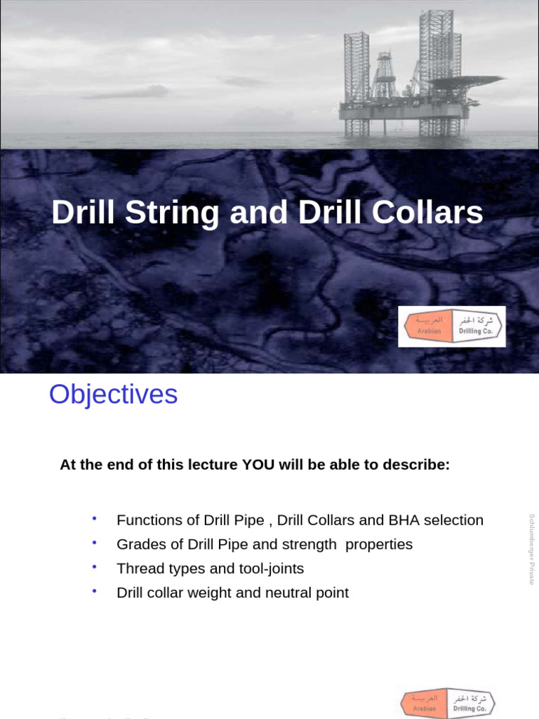 Drillstring & Drillcollars & Rotarydrilling | PDF