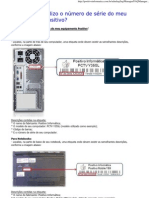 Onde localizo o número de série do meu equipamento Positivo