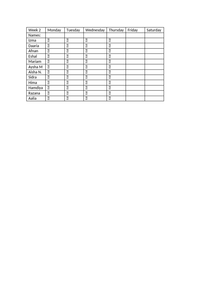 Madrassa card list pdf